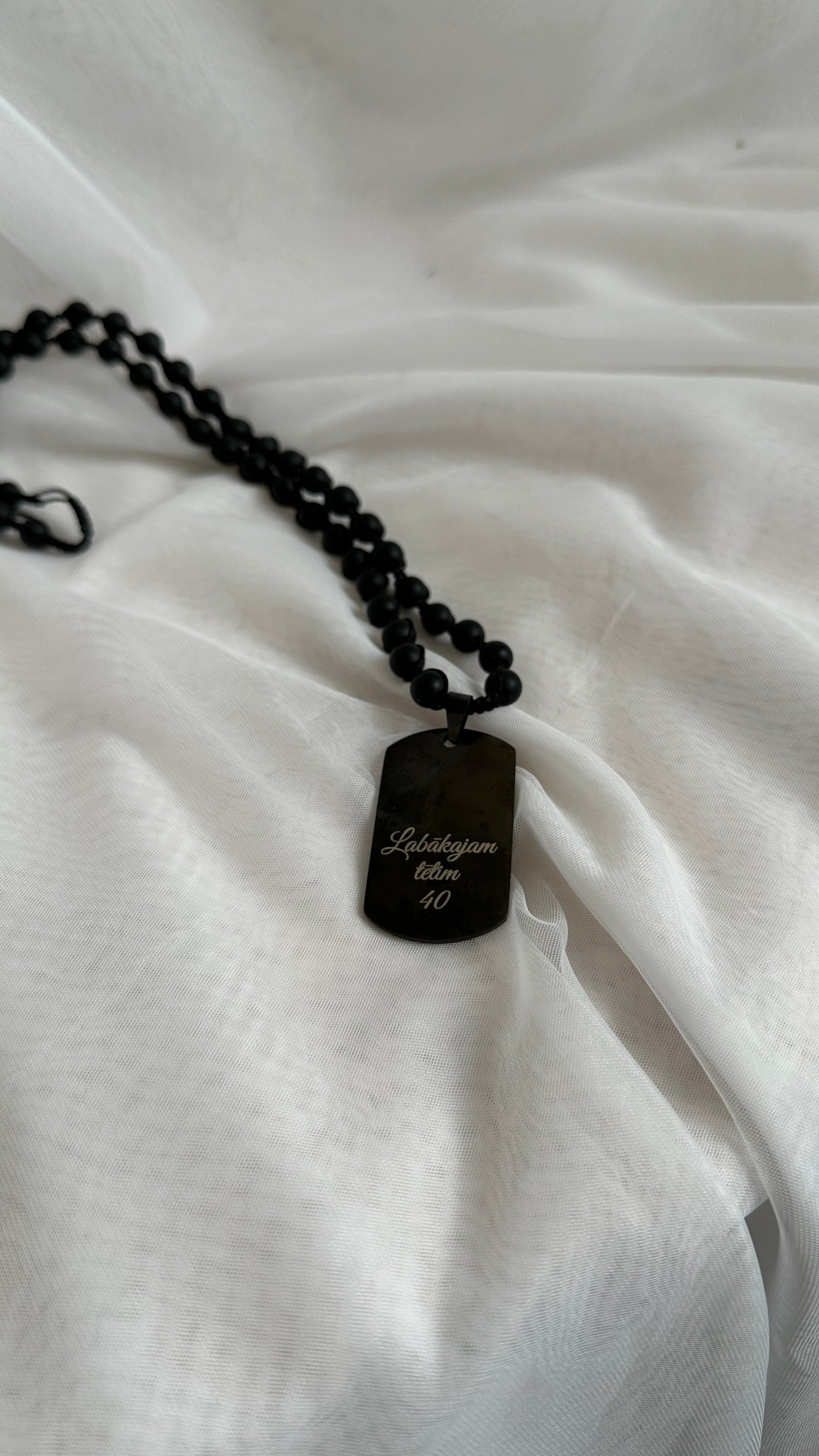 Kaklarota ar foto gravējumu