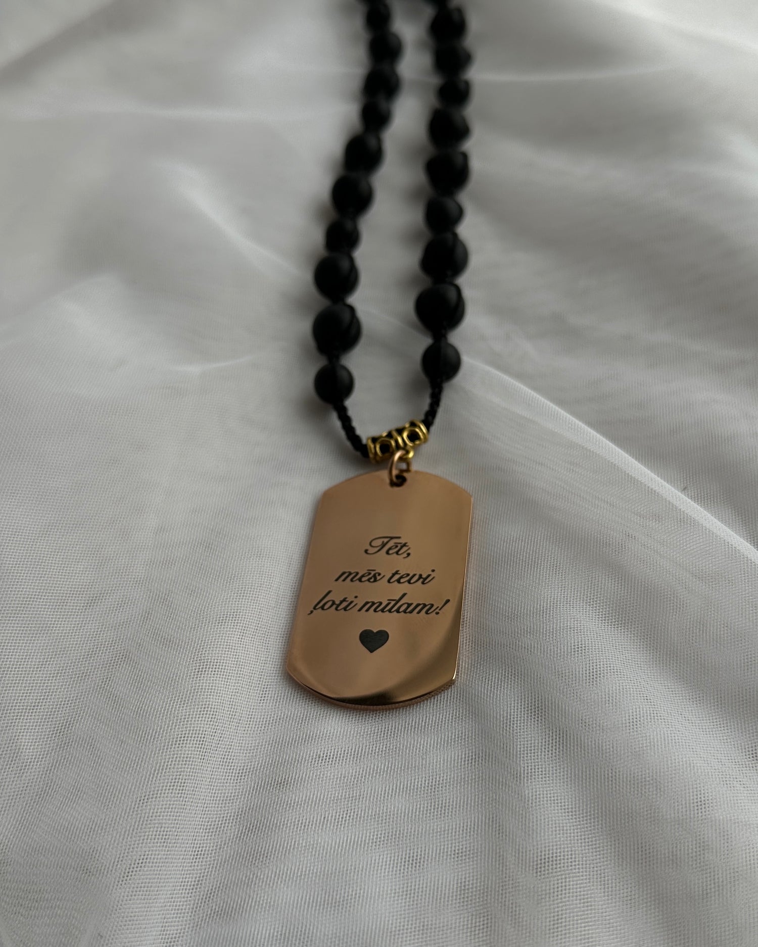 Apzeltīts autospoguļu dekors ''Tēt, mēs tevi ļoti mīlam''