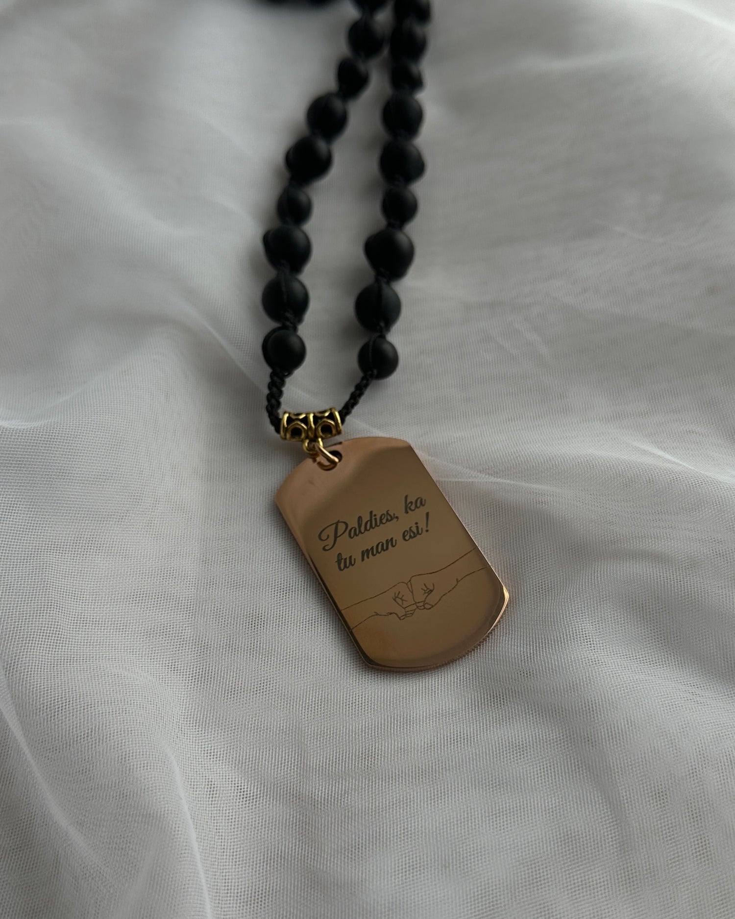 Apzeltīts autospoguļu dekors ''Paldies, ka Tu man esi''