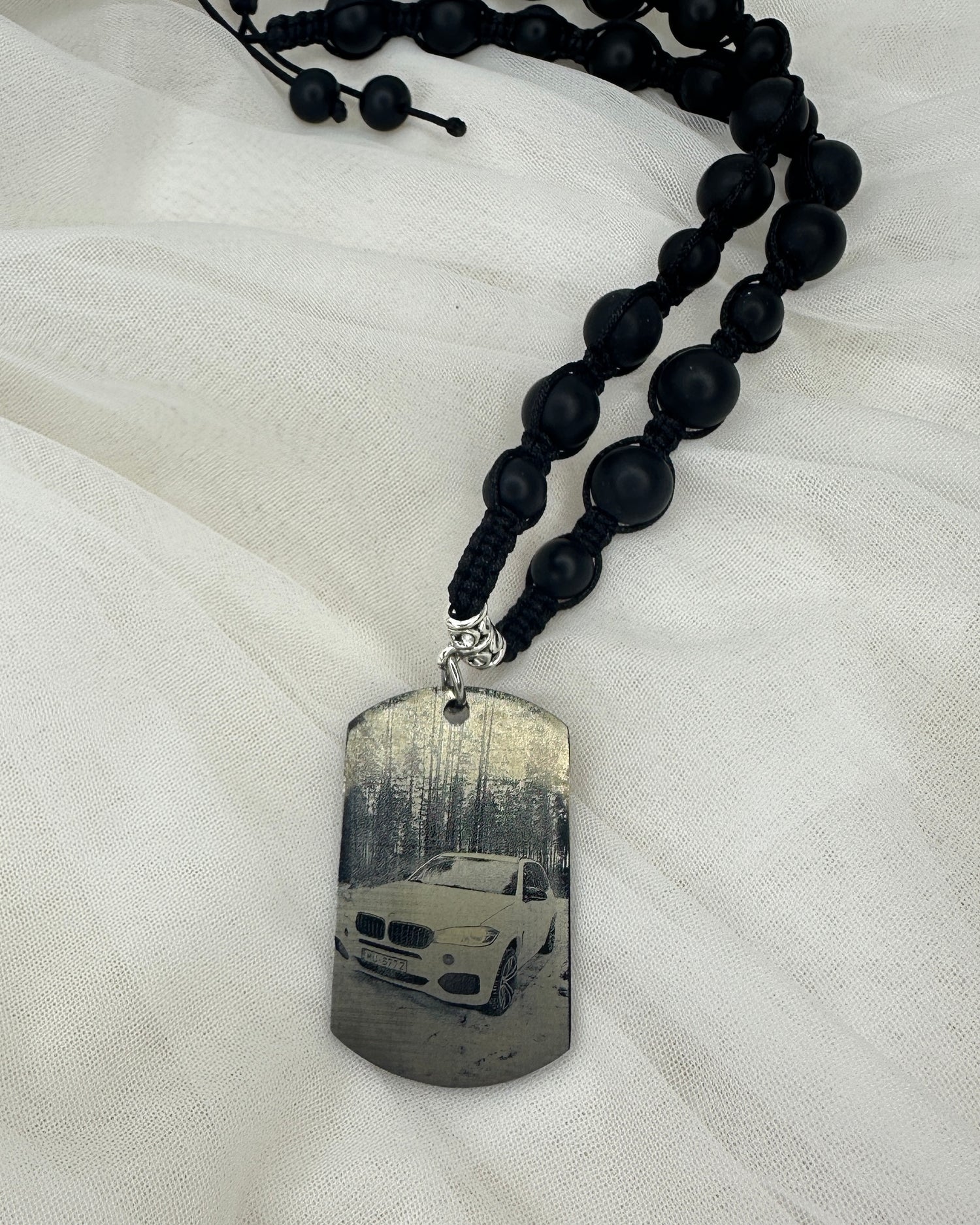 Auto spoguļa dekors ar foto gravējumu